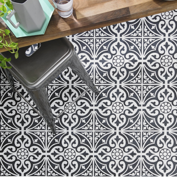 Hampton Black Feature Tiles 33x33cm - Metro Tiles